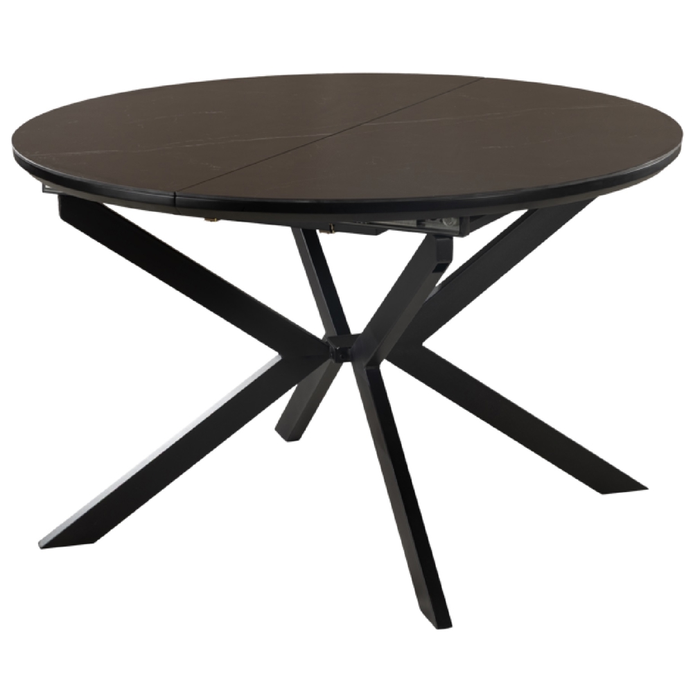 მაგიდის კომპლექტი Comfort Room GDT2020-Q120B+4RH367C-BL, Table Set, Black