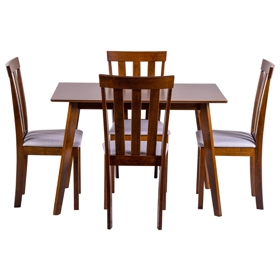 Table Set RH RH7206T+4RH108C-BR, Brown