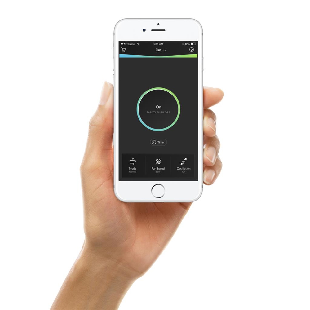 Fan Princess 350000 Smart, 50W, Black/Silver