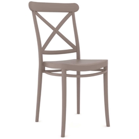 სკამი Rainbow TIARA-CAPPUCCINO, Chair, Cappuccino