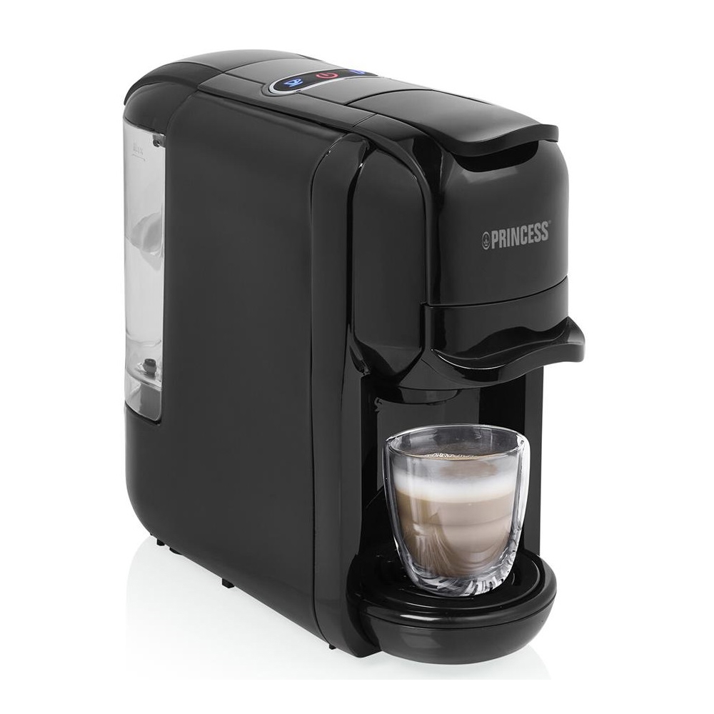 ყავის აპარატი Pincess 249452 Multi Capsule, 1450W, 0.6L, Coffee Machine, Black