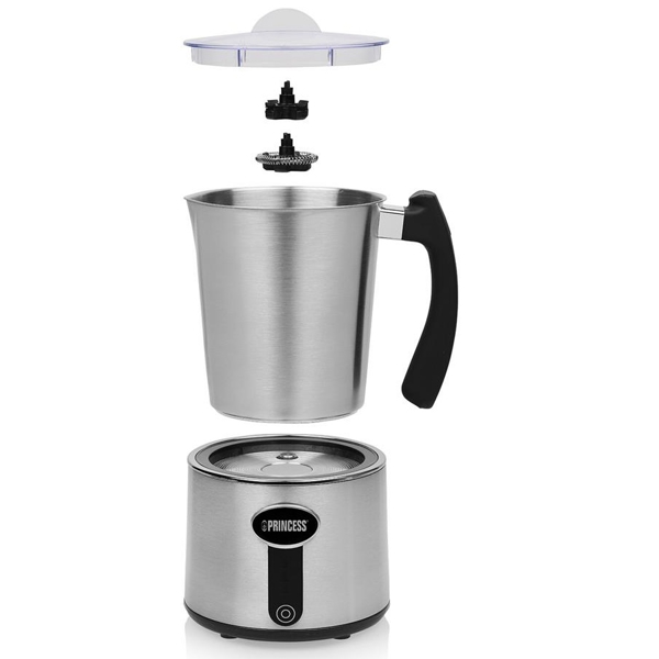 Milk Frother Princess 243005, 650W, 0.25L, Silver