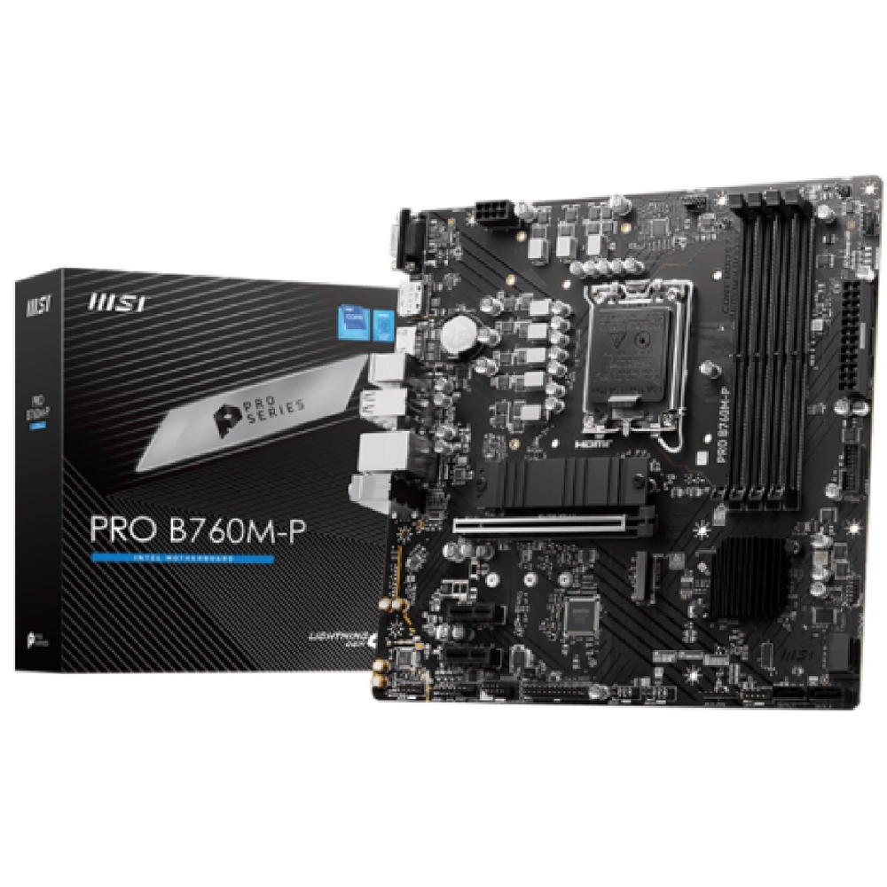 Motherboard MSI 911-7E02-026 PRO B760M-P, LGA1700, DDR5, DIMM, 256GB