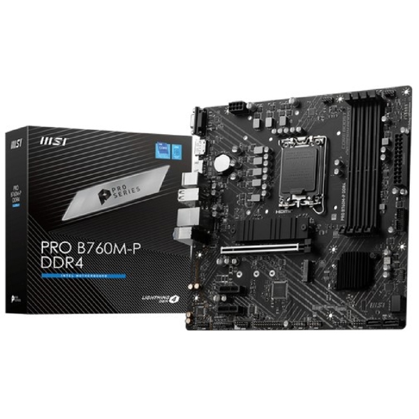 დედა დაფა MSI 911-7E02-027 PRO B760M-P, LGA1700, DDR4, DIMM, 128GB