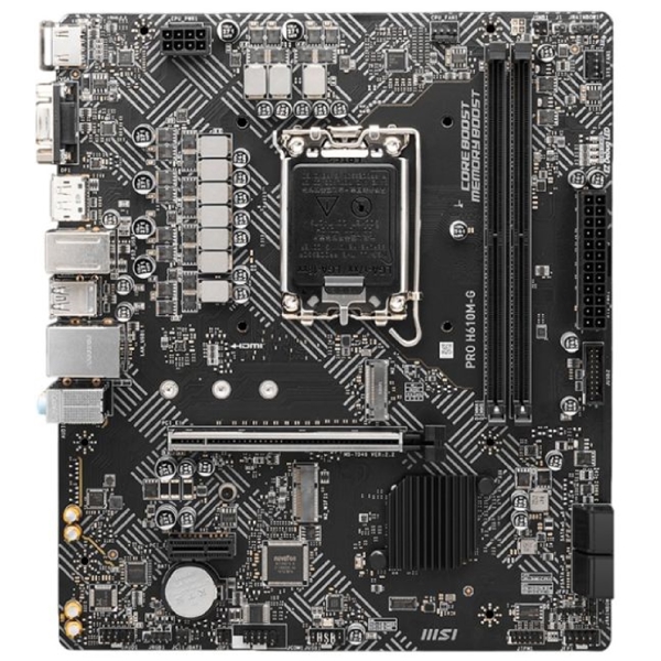 დედა დაფა MSI 911-7D46-225 PRO H610M-G, LGA1700, DDR4, DIMM, 64GB