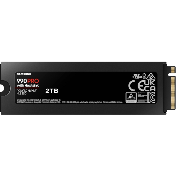 მყარი დისკი Samsung MZ-V9P2T0CW 990 Pro Heatsink, 2TB, M.2, Internal Hard Drive