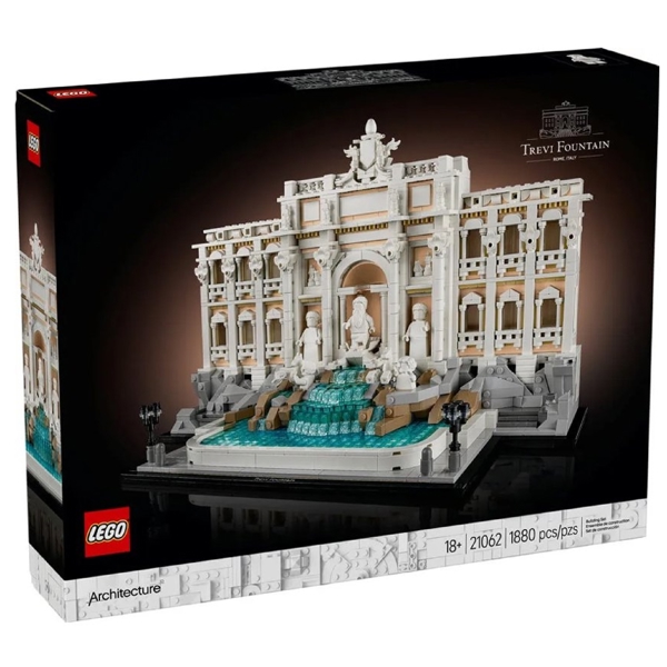 Prefabricated Construction Lego 21062 Architecture, Trevi Fountain