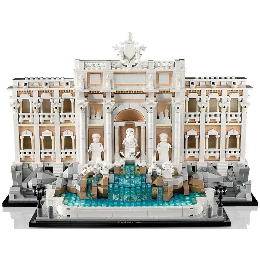ასაწყობი კონსტრუქცია Lego 21062 Architecture, Trevi Fountain, Prefabricated Construction