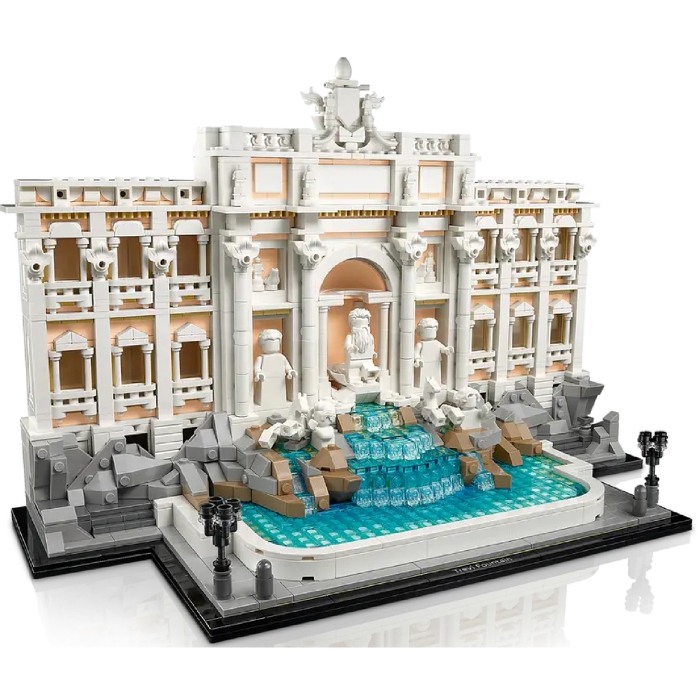 ასაწყობი კონსტრუქცია Lego 21062 Architecture, Trevi Fountain, Prefabricated Construction
