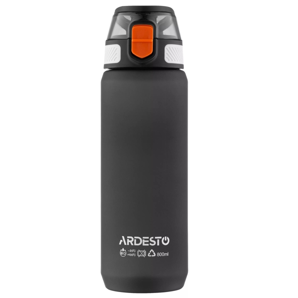 Water Bottle Ardesto AR2281ML Matte, 800ml, Black