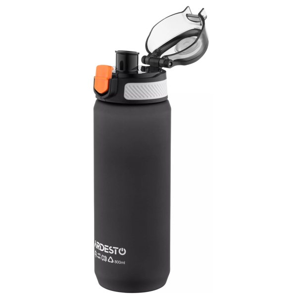 Water Bottle Ardesto AR2281ML Matte, 800ml, Black