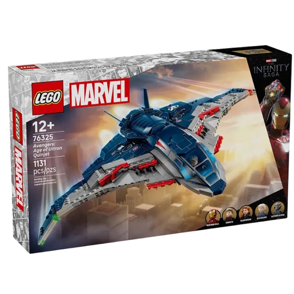 Prefabricated Construction Lego 76325 Super Heroes Avengers: Age of Ultron Quinjet