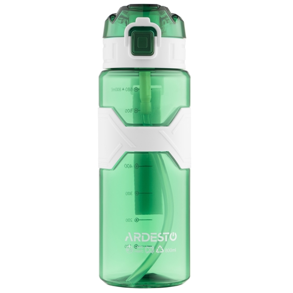 Water Bottle Ardesto AR2280EG Fitness, 800ml, Green