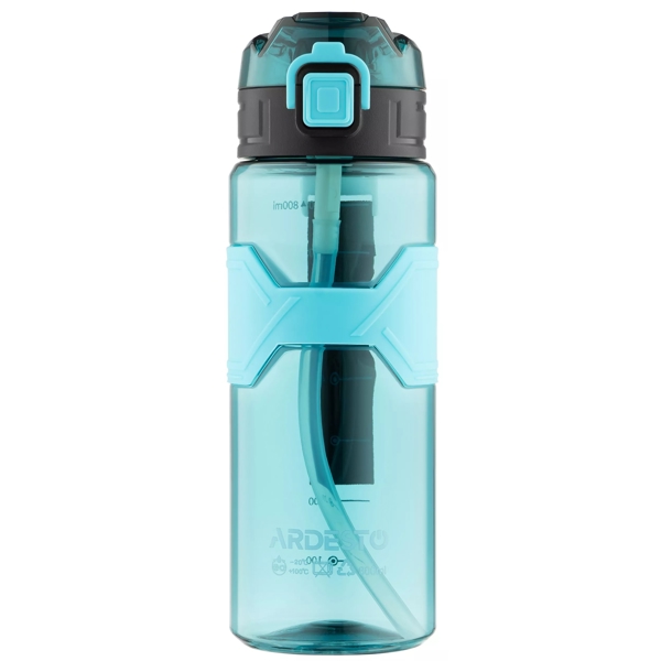 Water Bottle Ardesto AR2280EB Fitness, 800ml, Light Blue