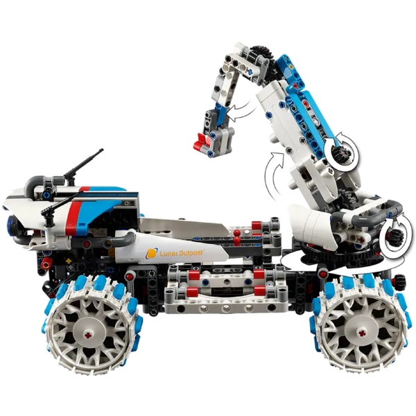 Prefabricated Construction Lego 42211 Technic Lunar Outpost Moon Rover Space Vehicle