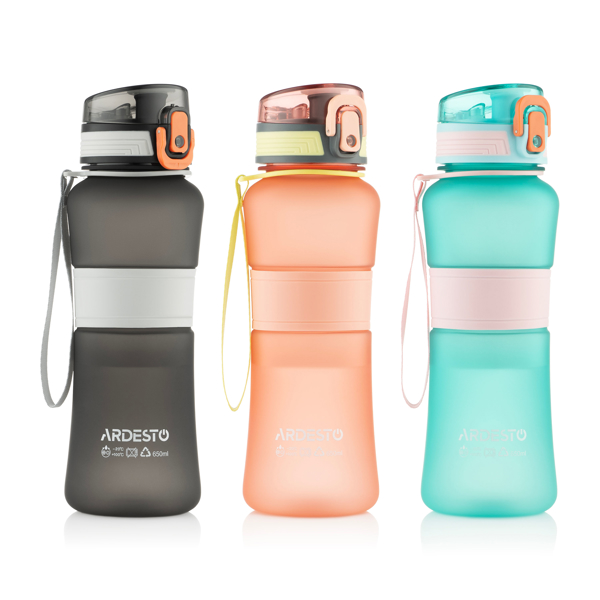 Water Bottle Ardesto AR2265BR Balance, 650ml, Red