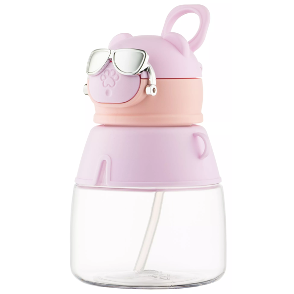 წყლის ბოთლი Ardesto AR2255SP Space, 550ml, Water Bottle, Pink