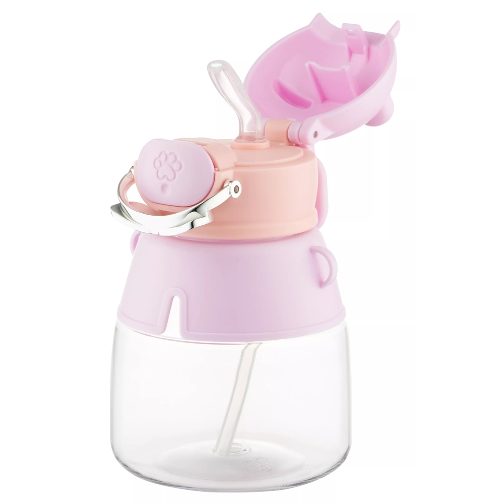 წყლის ბოთლი Ardesto AR2255SP Space, 550ml, Water Bottle, Pink