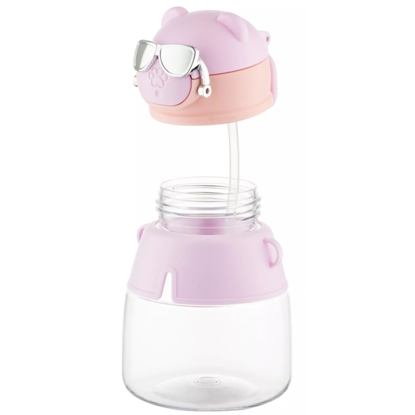 წყლის ბოთლი Ardesto AR2255SP Space, 550ml, Water Bottle, Pink