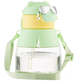 წყლის ბოთლი Ardesto AR2255SG Space, 550ml, Water Bottle, Green