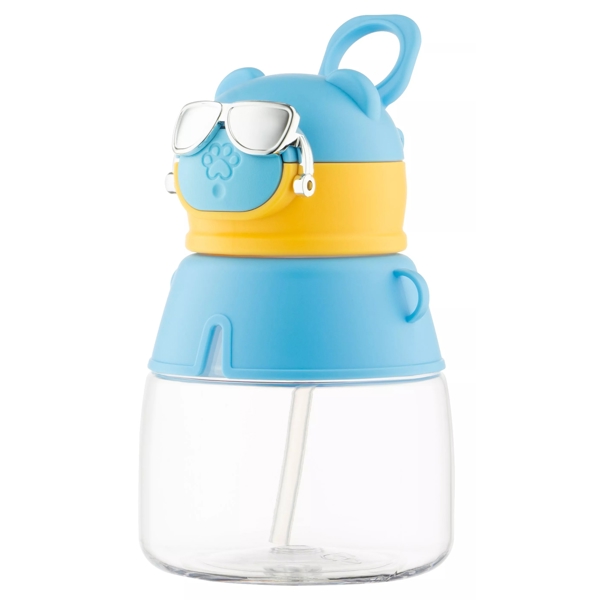 წყლის ბოთლი Ardesto AR2255SB Space, 550ml, Water Bottle, Light Blue