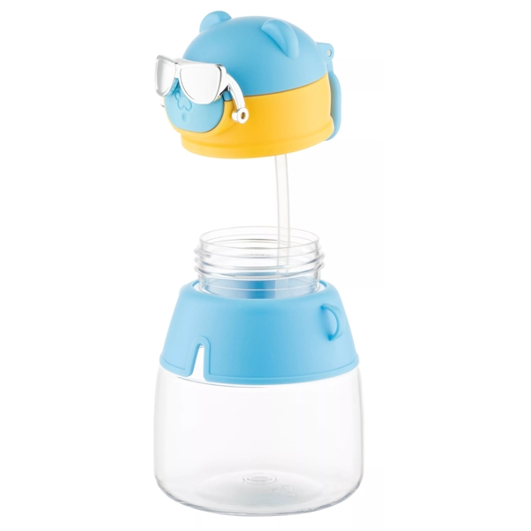 წყლის ბოთლი Ardesto AR2255SB Space, 550ml, Water Bottle, Light Blue
