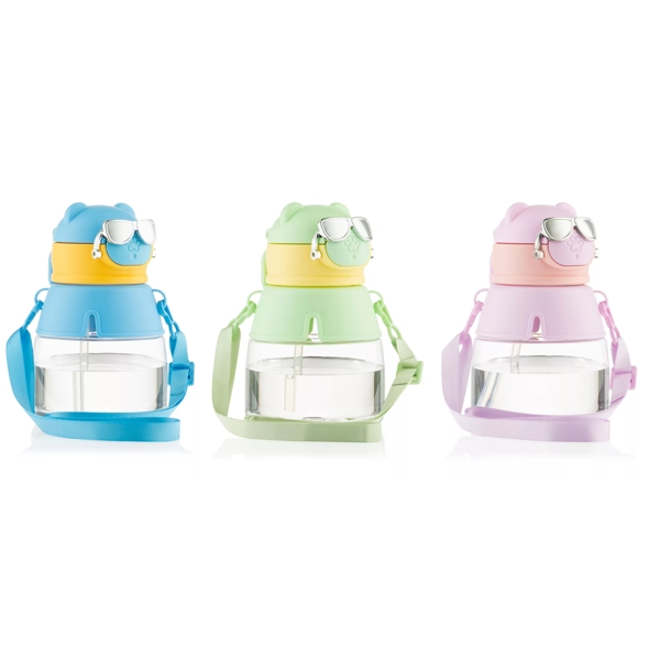 წყლის ბოთლი Ardesto AR2255SB Space, 550ml, Water Bottle, Light Blue