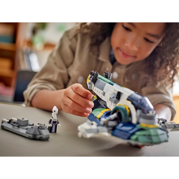 Prefabricated Construction Lego 75433 Jango Fett's Starship