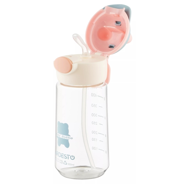 წყლის ბოთლი Ardesto AR2255BB Bear, 550ml, Water Bottle, Pink