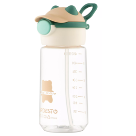 წყლის ბოთლი Ardesto AR2255BE Bear, 550ml, Water Bottle, Green