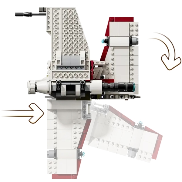 Prefabricated Construction Lego 75432 V-19 Torrent Starfighter