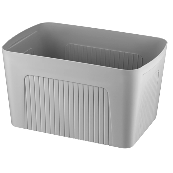 Storage Box With Lid Ardesto ARHC2523G, 23L, Grey