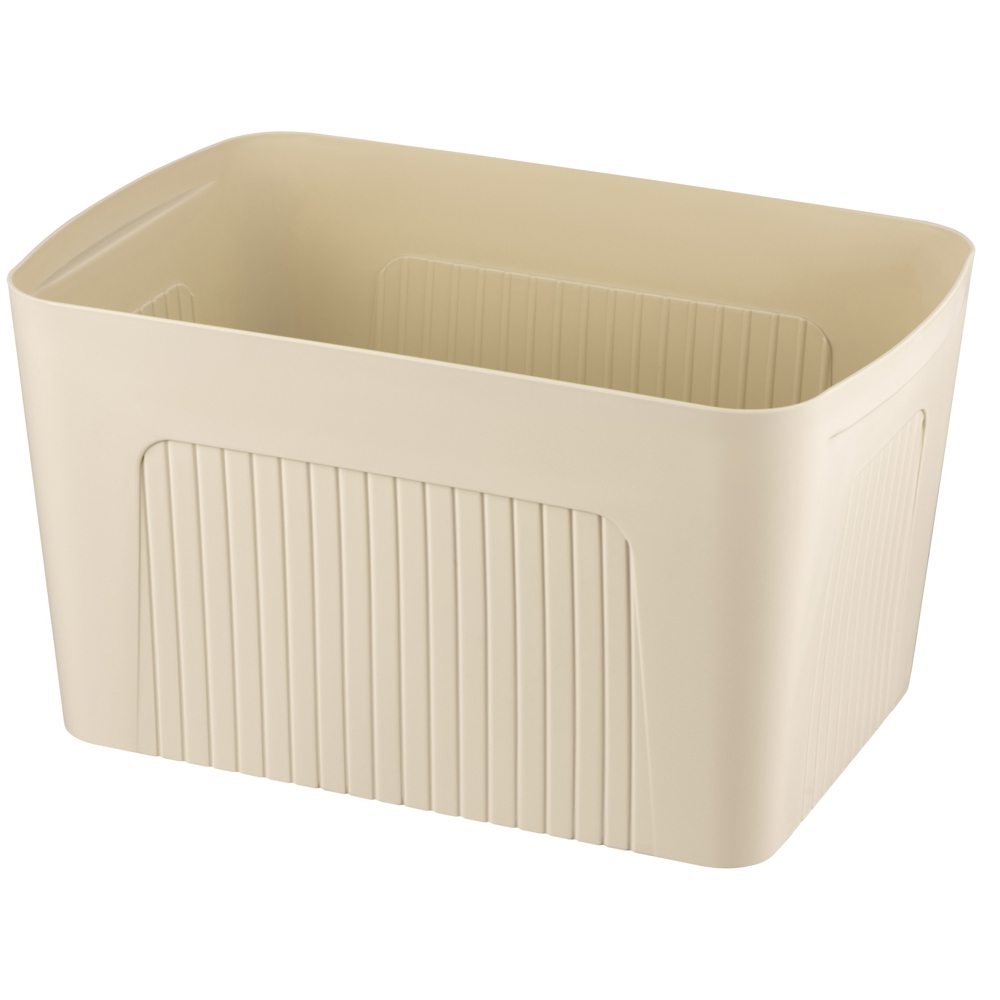 სათავსო ყუთი Ardesto ARHC2523B, 23L, Storage Box With Lid, Beige