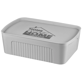Storage Box With Lid Ardesto ARHC2513G, 13L, Grey