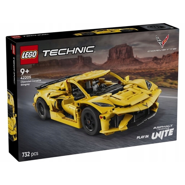 Prefabricated Construction Lego 42205 Chevrolet Corvette Stingray