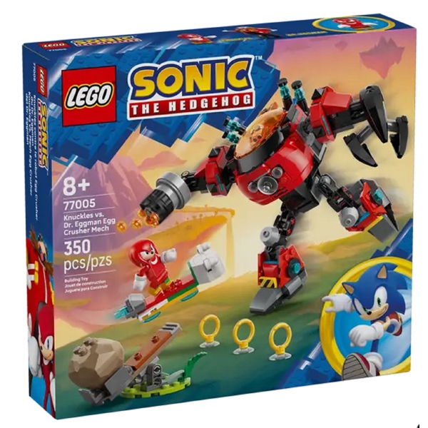 Prefabricated Construction Lego 77005 Sonic Knuckles vs. Dr. Eggman Egg Crusher Mech
