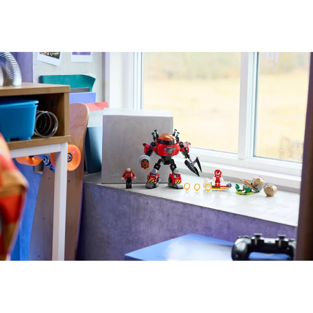 Prefabricated Construction Lego 77005 Sonic Knuckles vs. Dr. Eggman Egg Crusher Mech