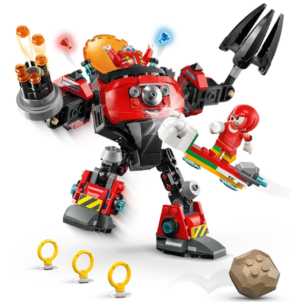 Prefabricated Construction Lego 77005 Sonic Knuckles vs. Dr. Eggman Egg Crusher Mech