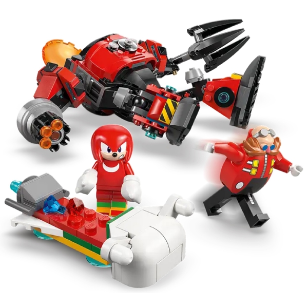 Prefabricated Construction Lego 77005 Sonic Knuckles vs. Dr. Eggman Egg Crusher Mech
