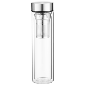 თერმოსი Ardesto AR1345SS, 450ml, Double Wall Bottle, Transparent