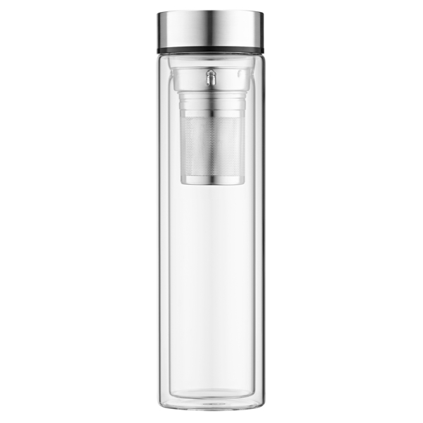 თერმოსი Ardesto AR1345SS, 450ml, Double Wall Bottle, Transparent