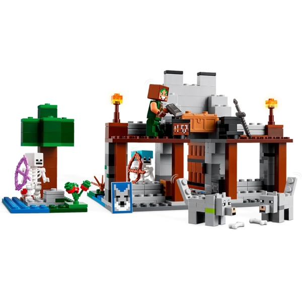 Prefabricated Construction Lego 21261 Minecraft The Wolf Stronghold