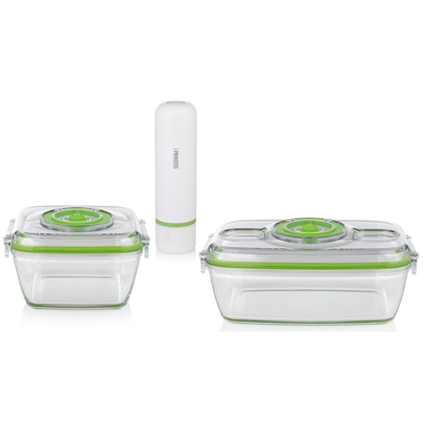 Handheld Vacuum Sealer Set Princess 492985, White/Green