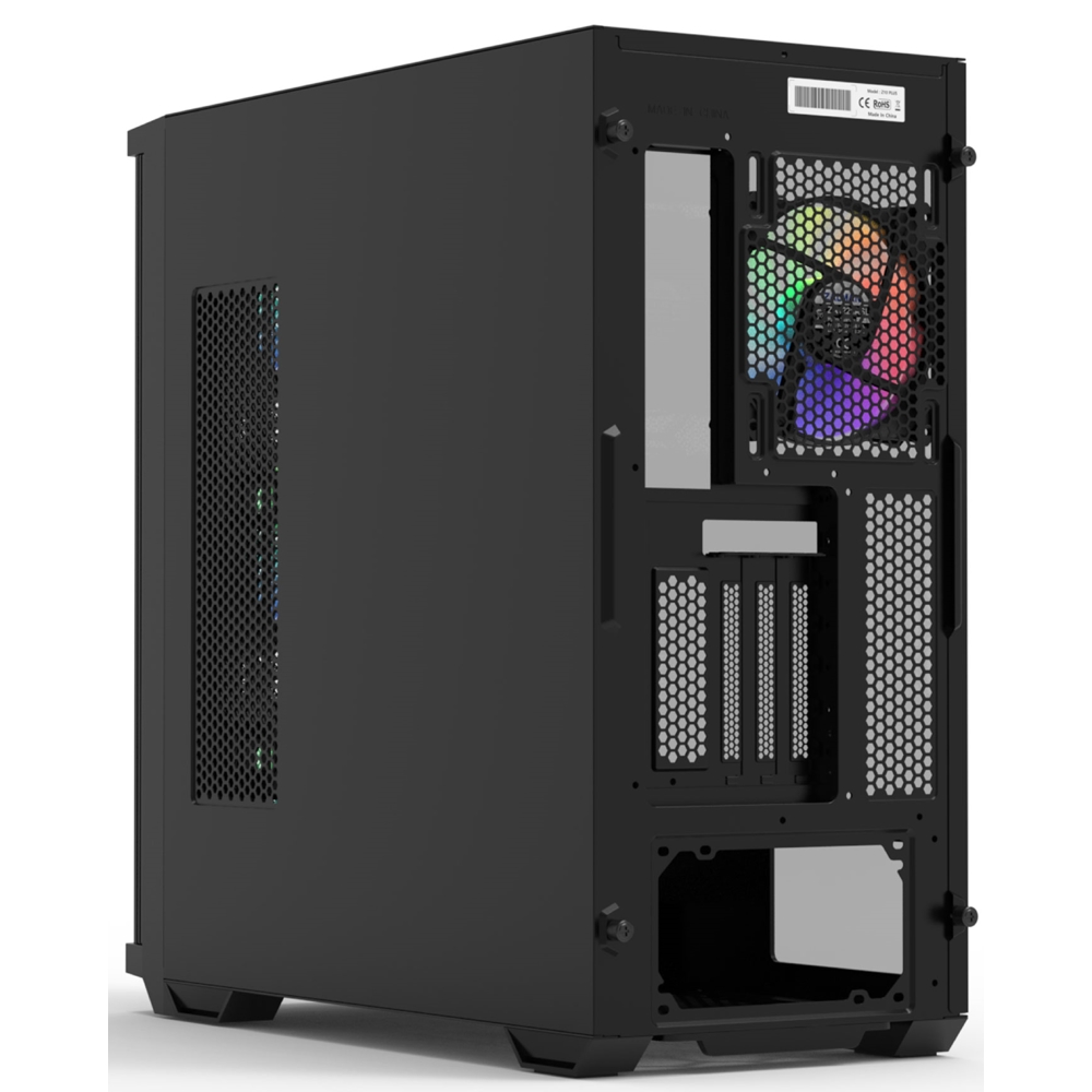 ქეისი Zalman Z10 DUO, Computer Case, MidT, Micro-ATX, Mini-ITX, 2x USB 3.0, 1x USB Type-C, Black