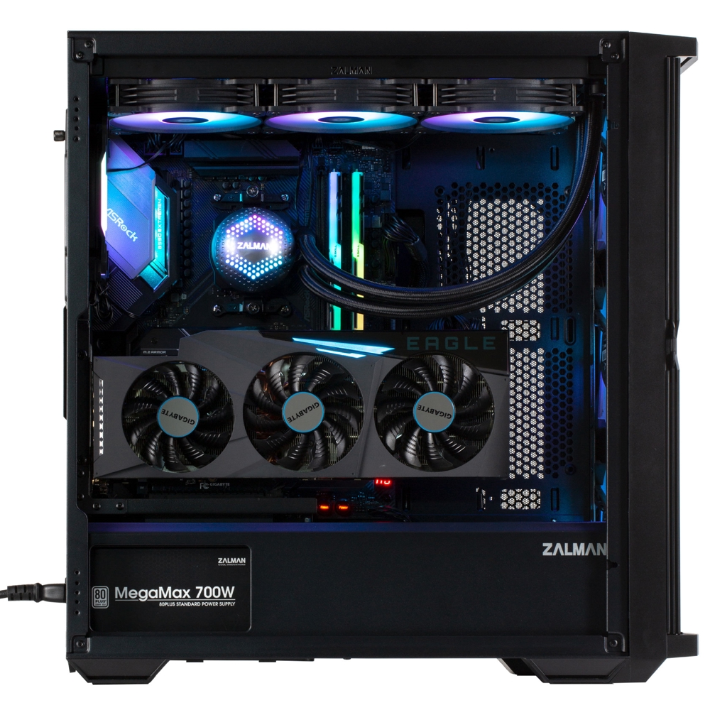 ქეისი Zalman Z10 DUO, Computer Case, MidT, Micro-ATX, Mini-ITX, 2x USB 3.0, 1x USB Type-C, Black