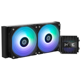 Liquid Cooling Zalman ALPHA2 A24 Black, ARGB, 120mm, 2000RPM, Black
