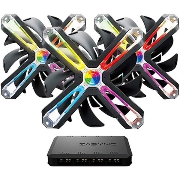 Cooler Zalman ZM-SF120A3, RGB, 120mm, 1500Rpm, Black