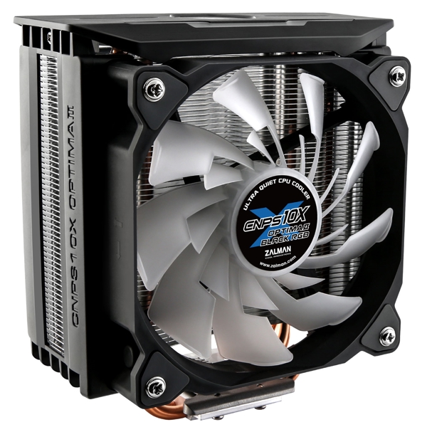 Cooler Zalman CNPS10X OPTIMA II Black RGB, 120mm, 1500RPM, Black