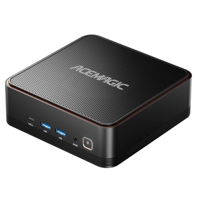 Mini PC ACEMagic F2K, AMD Ryze 7 8845HS, 16GB, 512GB SSD, Integrated Black