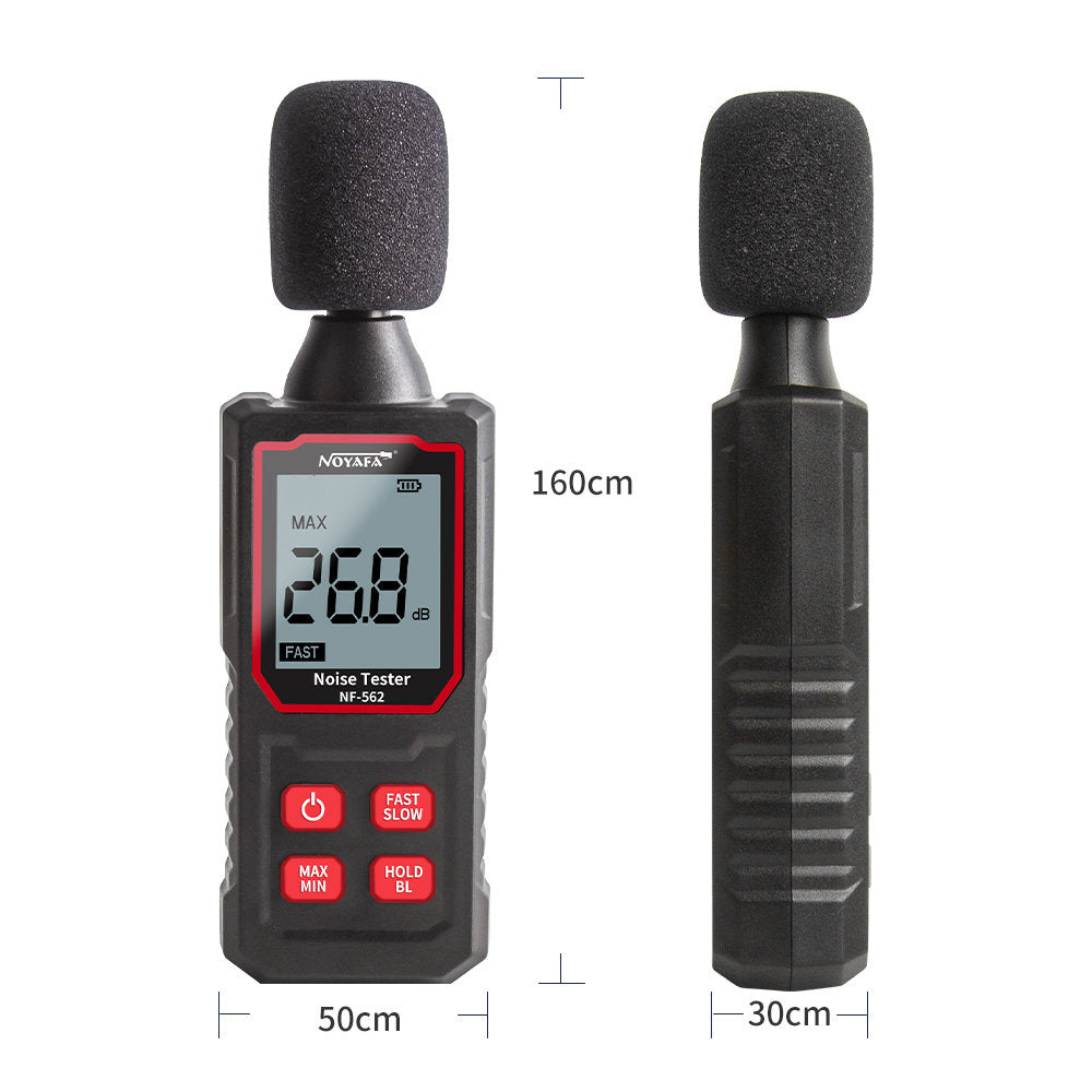 Digital Sound Level Meter Noyafa NF-562, Black